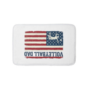 Tapis De Bain Conception de chemise de drapeau patriotique de pa