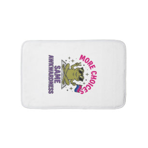 Tapis De Bain Conception de chemise de fierté de grenouille Bi d