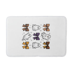 Tapis De Bain Conception de chemise fantômes et noeuds Halloween