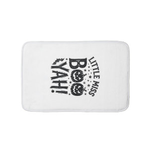 Tapis De Bain Conception de chemise Halloween vintage Little Mis