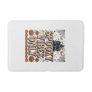 Tapis De Bain Conception de chemise Halloween vintage Spooky Vib