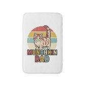 Tapis De Bain Conception de chemise vectorielle pour papa Munchk (Devant (Vertical))