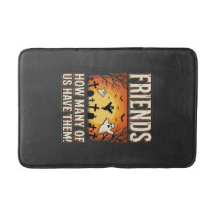 Tapis De Bain Conception de cimetière de fantômes Halloween Frie