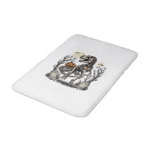 Tapis De Bain Conception de cimetière d'Halloween de dinosaure d (Angle)