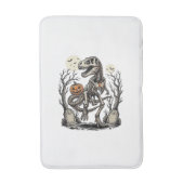 Tapis De Bain Conception de cimetière d'Halloween de dinosaure d (Devant (Vertical))