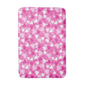 Tapis De Bain Conception de cœurs roses pour la sensibilisation (Devant (Vertical))