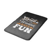 Tapis De Bain Conception de fantômes d'Halloween qui veulent jus (Angle)