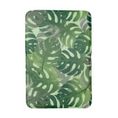Tapis De Bain Conception de feuilles de palme exotique (Devant (Vertical))