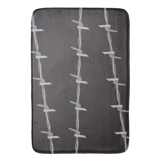 Tapis De Bain Conception de fil barbelé (devant Vertical)