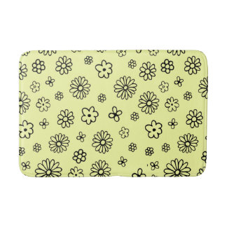 Tapis De Bain Conception de fleurs