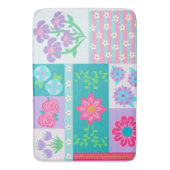 Tapis De Bain Conception de fleurs vibrantes en fleurs (devant Vertical)