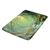 Tapis De Bain Conception de flux forestiers enchantés (Angle)