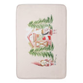 Tapis De Bain Conception de gnome de Noël 1  (devant Vertical)