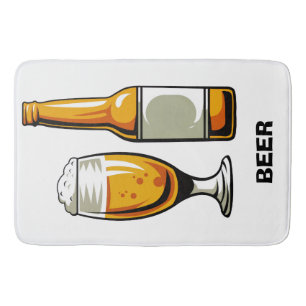 Tapis De Bain Conception de la bière artisanale