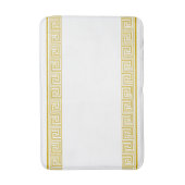 Tapis De Bain Conception de la Frieze Gold Grecian (Devant (Vertical))
