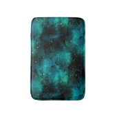 Tapis De Bain Conception de la série Galaxie sarcelle 1 (Devant (Vertical))