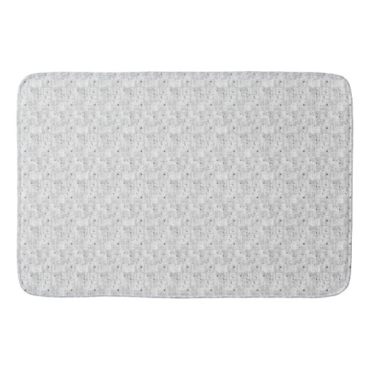 Tapis De Bain Conception de langue Un cent un (Devant)