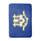 Tapis De Bain Conception de l'indicateur d'état Connecticut (Devant (Vertical))