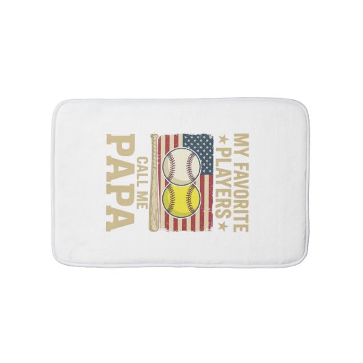 Tapis De Bain Conception de maillot de joueurs de baseball de so (Devant)