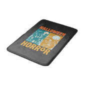 Tapis De Bain Conception de maison hantée Halloween Lune squelet (Angle)