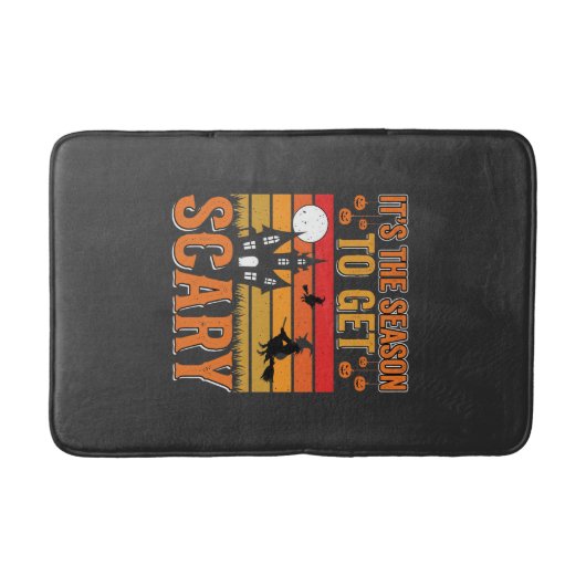 Tapis De Bain Conception de Maison Hantée Sorcière Halloween Eff (Devant)