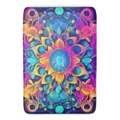 Tapis De Bain Conception de Mandala psychédélique (devant Vertical)