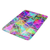 Tapis De Bain Conception de motif abstrait vibrant (Angle)