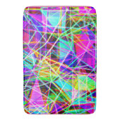 Tapis De Bain Conception de motif abstrait vibrant (devant Vertical)