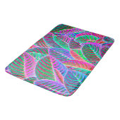 Tapis De Bain Conception de Motif de feuille vif (Angle)