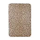 Tapis De Bain Conception de motif imprimé léopard exotique (Devant (Vertical))