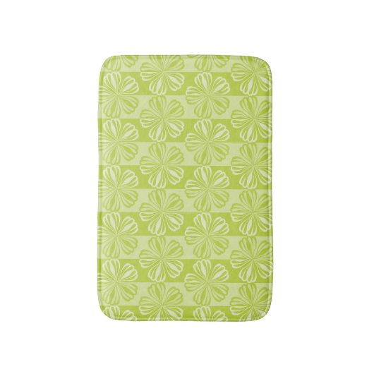 Tapis De Bain Conception de motifs floraux - Mat de bain (Devant (Vertical))