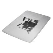 Tapis De Bain Conception de musique de batterie (Angle)