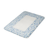 Tapis De Bain conception de papeterie bleue de carreau d'Azulejo (Angle)