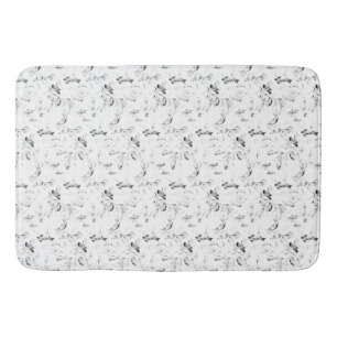 Tapis De Bain conception de point Quarante et un