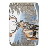 Tapis De Bain Conception de rennes canadiens sauvages (devant Vertical)