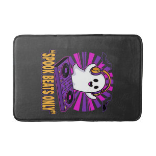 Tapis De Bain Conception de rythmes Halloween DJ fantôme effraya