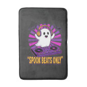 Tapis De Bain Conception de rythmes Halloween DJ fantôme effraya (Devant (Vertical))