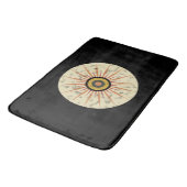 Tapis De Bain Conception de soleil levant rétro boho (Angle)