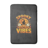 Tapis De Bain Conception de sorcière de citrouille d'Halloween V (Devant (Vertical))