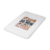 Tapis De Bain Conception de sorcière drôle d'infirmière praticie (Angle)