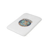 Tapis De Bain Conception de T-shirt de chat de pêche - Chat de p (Angle)