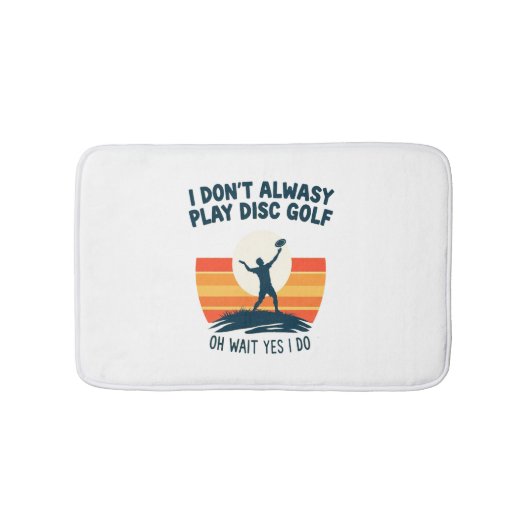 Tapis De Bain Conception de T-shirt Disk Golf Lover (Devant)