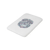 Tapis De Bain Conception de tee-shirt graphique de style rétro L (Angle)