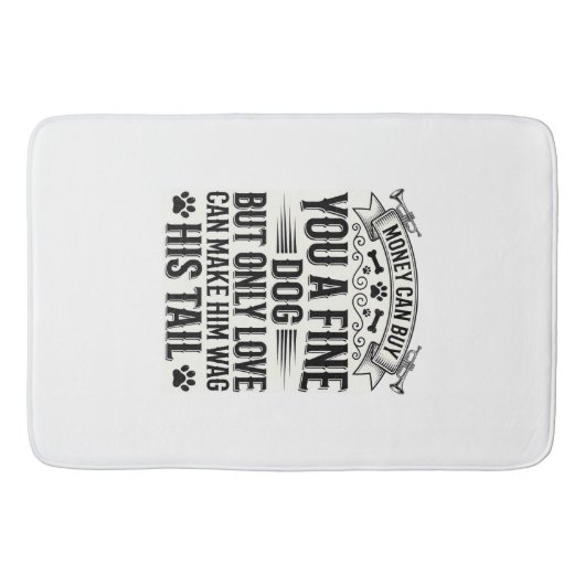 Tapis De Bain Conception de typographie de citation d'amant de c (Devant)