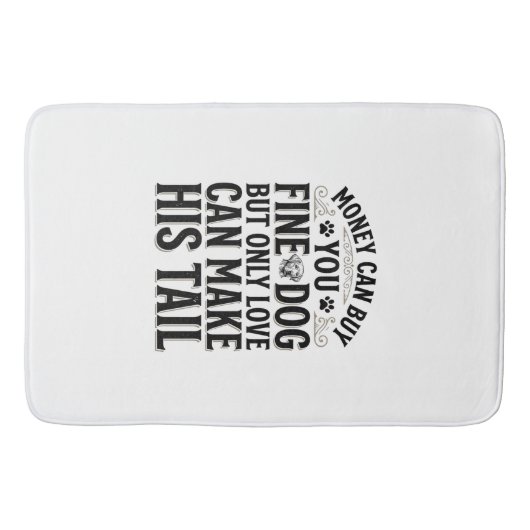 Tapis De Bain Conception de typographie de citation d'amour de c (Devant)