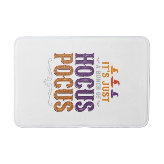 Tapis De Bain Conception de typographie Halloween Hocus Pocus vi (Devant)