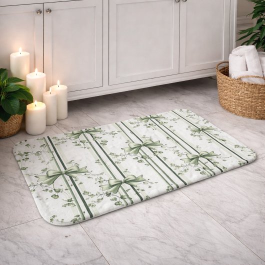 Tapis De Bain Conception de vigne botanique