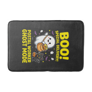 Tapis De Bain Conception d'Halloween pour les travailleurs posta