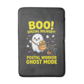 Tapis De Bain Conception d'Halloween pour les travailleurs posta (Devant (Vertical))