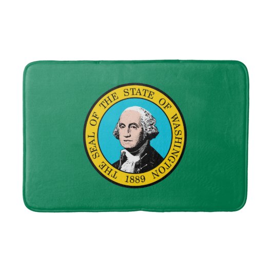 Tapis De Bain Conception du drapeau de l'État de Washington (Devant)